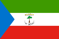 Die Flagge von Äquatorialguinea