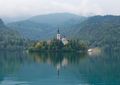 Marienkirche auf der Insel Blejski Otok, Bleder See, Slowenien