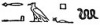 Apophis in ägyptischen Hieroglyphen