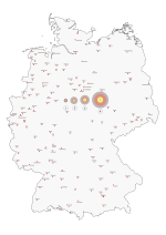 Vorschaubild für Datei:Deutschlandkarte Auswirkung Nuklearexplosionen.png