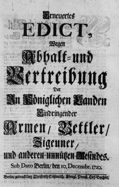 Datei:Edikt Zigeuner 1720.jpg